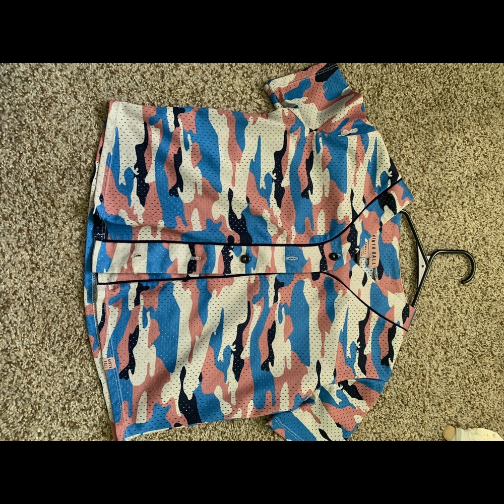 camo button up shirt